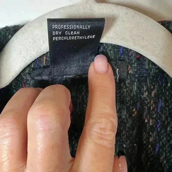 Vintage Counterparts Wool Blend Multicolor Stripe Tweed Blazer Women’s Size 6 - Picture 13 of 13